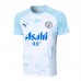 24/25 Manchester City White Blue Training Jersey Kit short Sleeve (Shirt + Short)-8092840