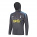 24/25 Tottenham Hotspur Gray Hooded Edition Classic Jacket Training Suit (Top+Pant)-405359