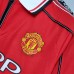 Retro 98/99 Manchester United M-U Home Red Jersey Version Short Sleeve-9362606