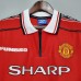 Retro 98/99 Manchester United M-U Home Red Jersey Version Short Sleeve-9362606