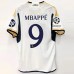 23/24 Real Madrid Home Mbappé 9 White Jersey Version Short Sleeve-3608010