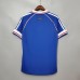 Retro 1998 France Home Blue Jersey Version Short Sleeve-523249