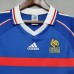 Retro 1998 France Home Blue Jersey Version Short Sleeve-523249