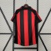 Retro 01/02 AC Milan Home Black Red Jersey Version Short Sleeve-1405121