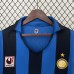 Retro 90/91 Inter Milan Home Black Blue Jersey Version Short Sleeve-142826