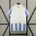 Retro 12/13 Malaga Home White Blue Jersey Version Short Sleeve-3774255