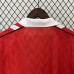 Retro 1988 Denmark Home Red White Jersey Version Short Sleeve-3934007