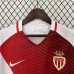 Retro 16/17 Monaco Home White Red Jersey Version Short Sleeve-2675450