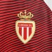 Retro 16/17 Monaco Home White Red Jersey Version Short Sleeve-2675450