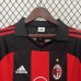 Retro 00/02 AC Milan Home Red Black Jersey Version Short Sleeve-9084968