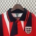 Retro 1992 England Away Red Jersey Version Short Sleeve-2685820