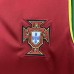 Retro 1998 Portugal Home Red Jersey Version Short Sleeve-3706162