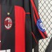 Retro 00/01 AC Milan Home Black Red Jersey Version Short Sleeve-9825470