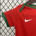 2024 Baby Portugal Home Red Jersey Version Short Sleeve-5022809