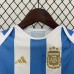 2024 Baby Argentina Home White Blue Jersey Version Short Sleeve-6701979