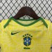 2024 Baby Brazil Home Yellow Jersey Version Short Sleeve-7929641