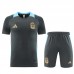 2024 Argentina Gray Training Jersey Kit short Sleeve (Shirt + Short)-5795116