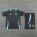 2024 Argentina Gray Training Jersey Kit short Sleeve (Shirt + Short)-5795116