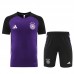 2024 Germany Purple Black Training Jersey Kit short Sleeve (Shirt + Short)-3773463