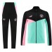 24/25 Manchester City Green Black Edition Classic Jacket Training Suit (Top+Pant)-5575055