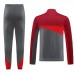 24/25 AC Milan Red Gray Edition Classic Jacket Training Suit (Top+Pant)-4028899