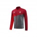 24/25 AC Milan Red Gray Edition Classic Jacket Training Suit (Top+Pant)-4028899