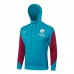 24/25 Paris Saint-Germain PSG Green Hooded Edition Classic Jacket Training Suit (Top+Pant)-5609995