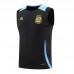 2024 Argentina Black Training Jersey Kit Sleeveless vest (Shirt + Vest)-432797