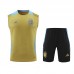 2024 Argentina Khaki Training Jersey Kit Sleeveless vest (Shirt + Vest)-5358627