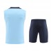 2024 France Blue Training Jersey Kit Sleeveless vest (Shirt + Vest)-1371797