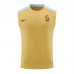 2024 France Khaki Training Jersey Kit Sleeveless vest (Shirt + Vest)-5244952