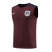 2024 England Wine Red Training Jersey Kit Sleeveless vest (Shirt + Vest)-325152