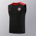 2024 Portugal Black Training Jersey Kit Sleeveless vest (Shirt + Vest)-6097462