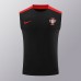 2024 Portugal Black Training Jersey Kit Sleeveless vest (Shirt + Vest)-6097462