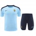 2024 France Blue Training Jersey Kit short Sleeve (Shirt + Short)-5246258