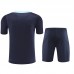 2024 France Navy Blue Training Jersey Kit short Sleeve (Shirt + Short)-2487839