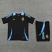 2024 Argentina Black Training Jersey Kit short Sleeve (Shirt + Short)-5998220