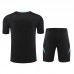 2024 Argentina Black Training Jersey Kit short Sleeve (Shirt + Short)-5998220