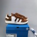 Campus Running Shoes-Brown/White-7711726