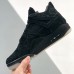 Air Jordan 4 AJ4 High Running Shoes-All Black-1452048