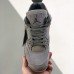 Air Jordan 4 AJ4 High Running Shoes-All Gray-2286838