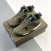 Air Jordan 4 AJ4 High Running Shoes-Army Green/White-4666558