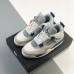 Air Jordan 4 AJ4 High Running Shoes-White/Gray-3947150