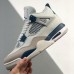 Air Jordan 4 AJ4 High Running Shoes-White/Gray-3947150