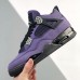 Air Jordan 4 AJ4 High Running Shoes-Purple/Black-4856435