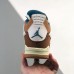 Air Jordan 4 AJ4 High Running Shoes-Brown/White-3856118