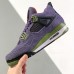 Air Jordan 4 AJ4 High Running Shoes-Purple/Black-1319029