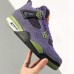 Air Jordan 4 AJ4 High Running Shoes-Purple/Black-1319029