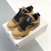 Air Jordan 4 AJ4 High Running Shoes-Brown/Black-2906740