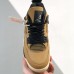 Air Jordan 4 AJ4 High Running Shoes-Brown/Black-2906740